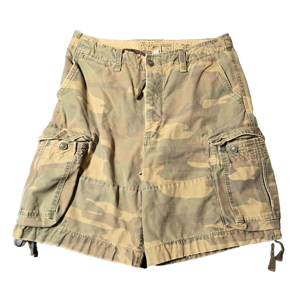 Abercrombie & Fitch Camouflage Cargo Shorts